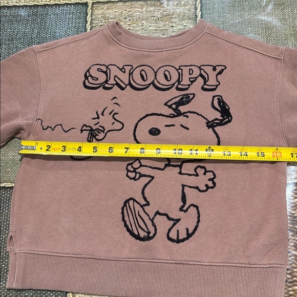 Zara No label on the neckSnoopy Graphic Sweatshirt It’s cute ❤️🤎size aprox 5/6 - Picture 8 of 10